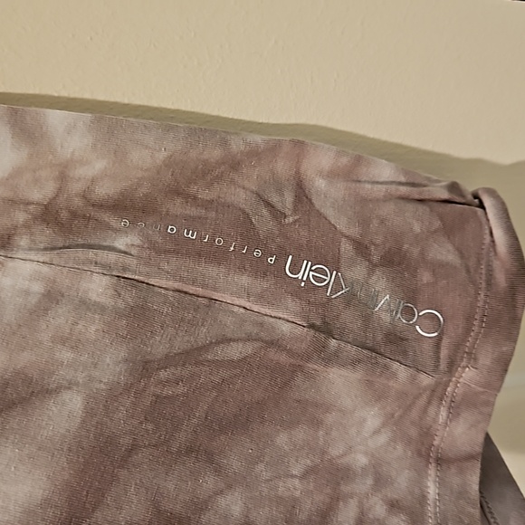 Calvin Klein Performance Taupe and White Tie Dye Tee Size 3x - Picture 5 of 7